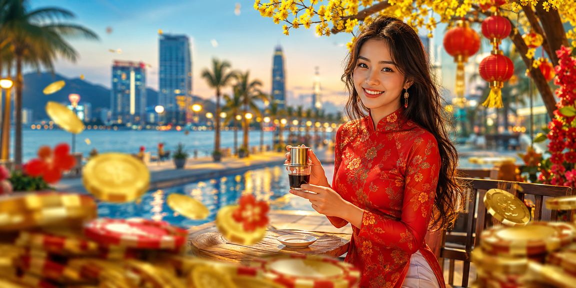 Người dùng tại Đà Nẵng xem kèo bóng đá và uống cà phê buổi sáng