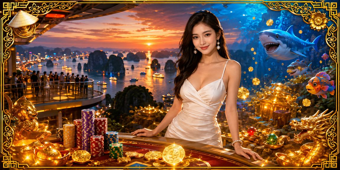 Khung cảnh Hạ Long đặt cạnh ứng dụng cá cược di động